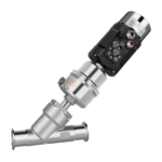 1600 positioner angle seat valve