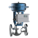 IP5500 smart valve positioner on linear control valve