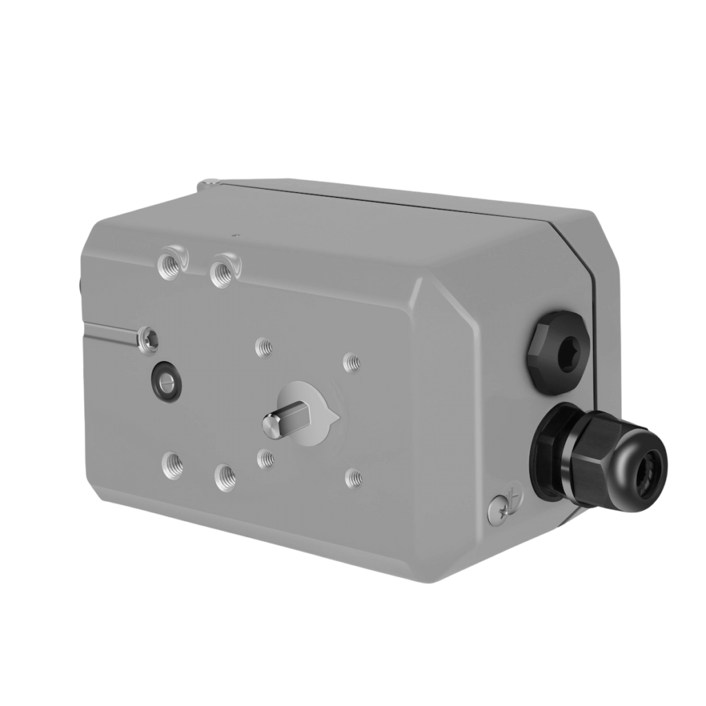 IP5500 smart valve positioner mounting and pneumatic connections