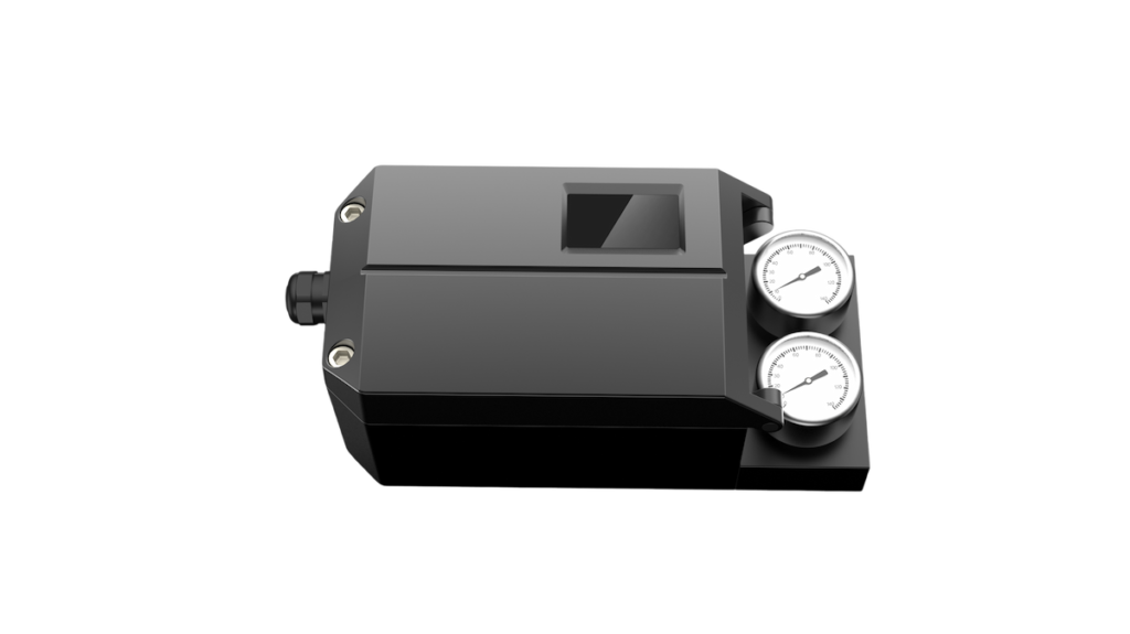 IP6000 smart valve positioner with pressure gauges