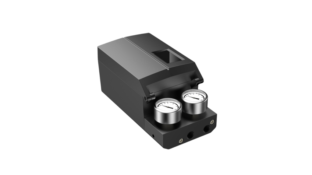 IP6000 smart valve positioner rear side view