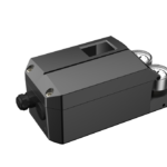 IP6000 smart valve positioner side view with pressure gauges