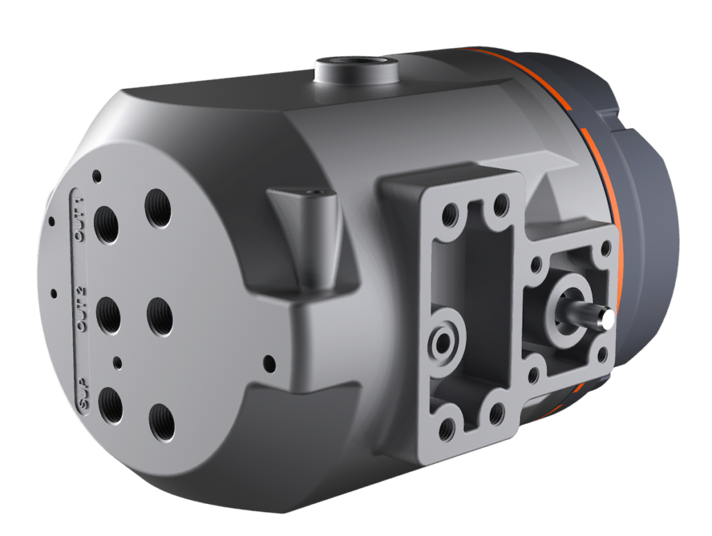 IP6000d valve positioner rear connections