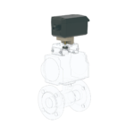 IP7000 smart valve positioner mounted on rotary actuator