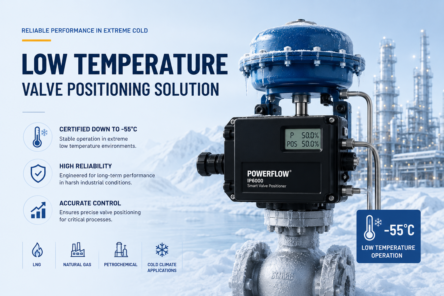 Reliable Valve Control for Low Temperature Applications