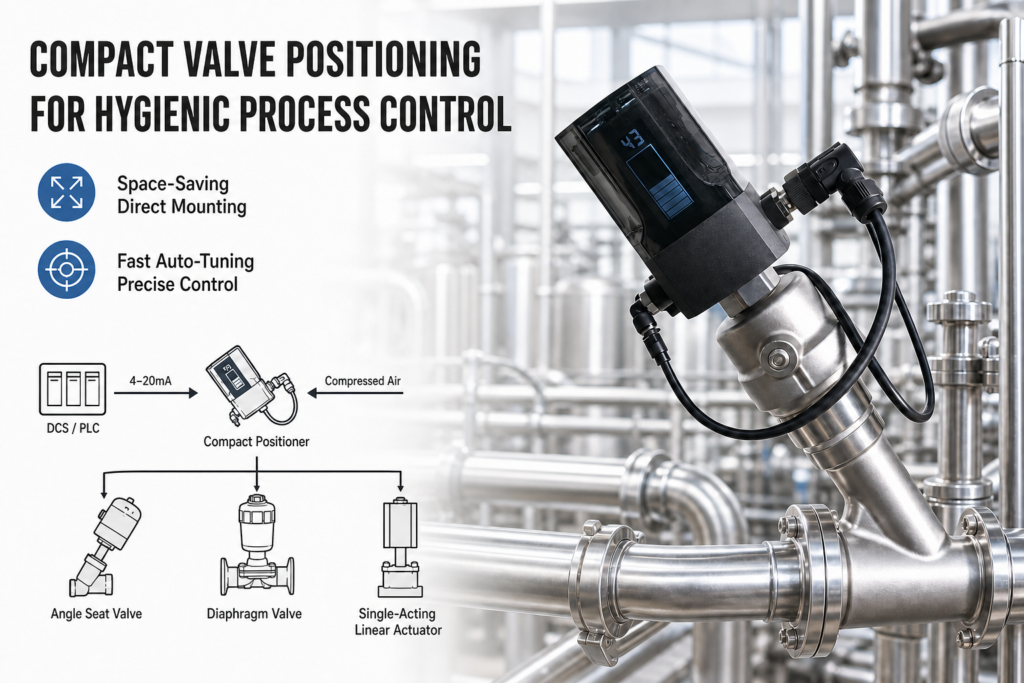 Reliable Positioning for Compact Pneumatic Valves