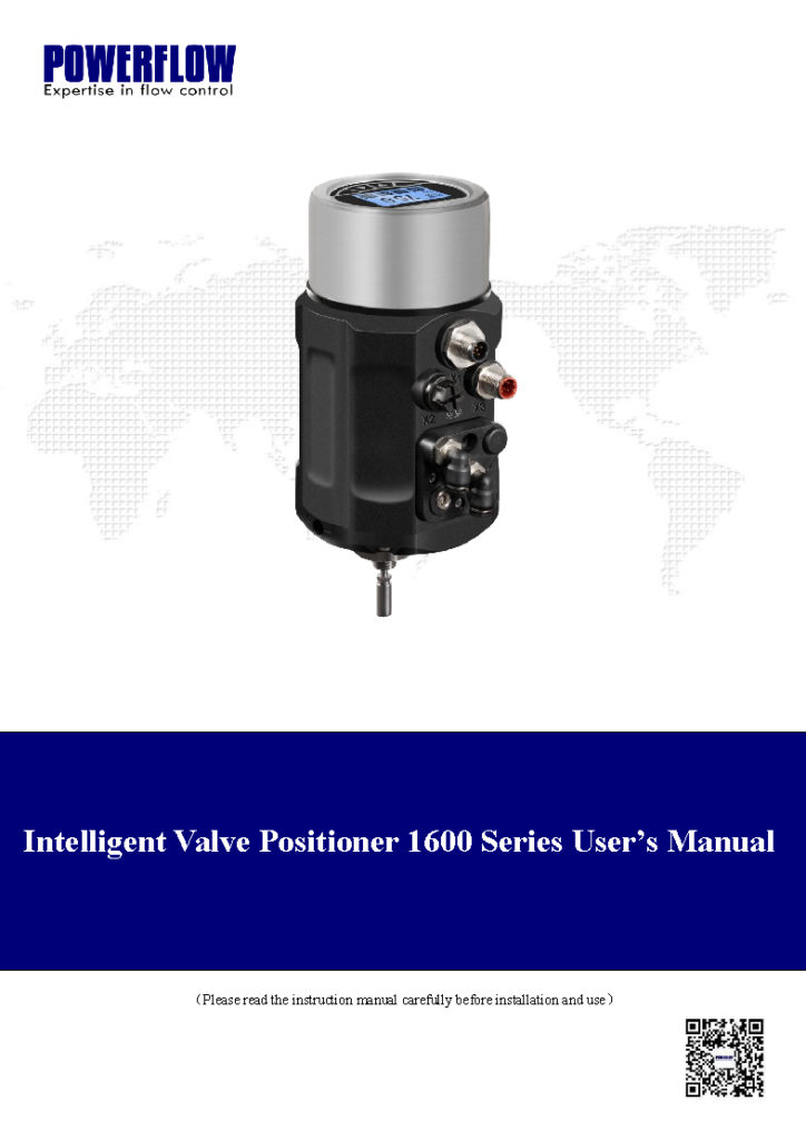 1600 Series Intelligent Valve Positioner User’s Manual_EN