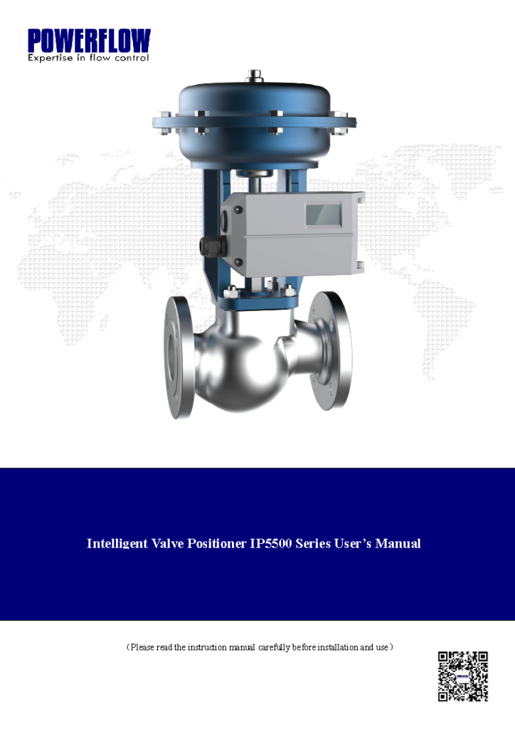 IP5500 Series Intelligent Valve Positioner User’s Manual_EN