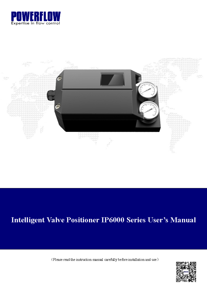 IP6000 Series Intelligent Valve Positioner User’s Manual_EN