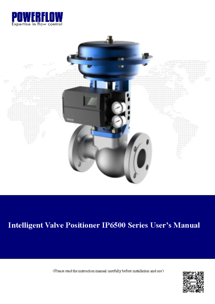 IP6500 Series Intelligent Valve Positioner User’s Manual_EN
