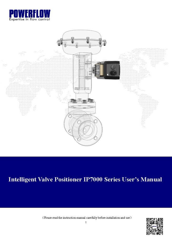 IP7000 Series Intelligent Valve Positioner User’s Manual_EN