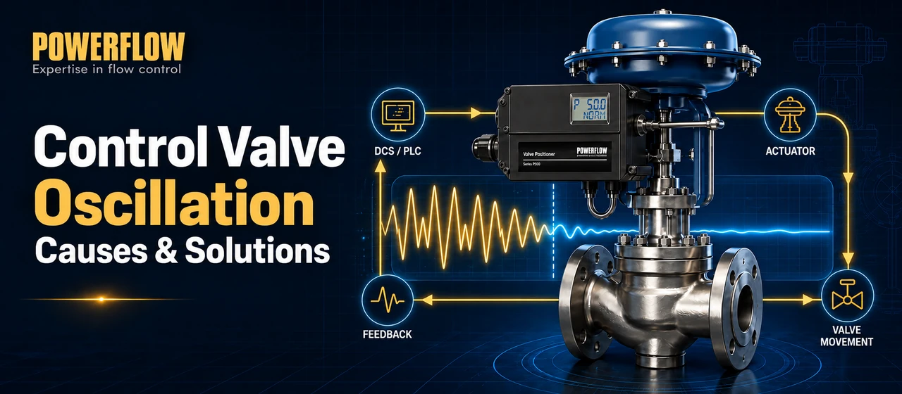 Control valve oscillation causes and troubleshooting solutions